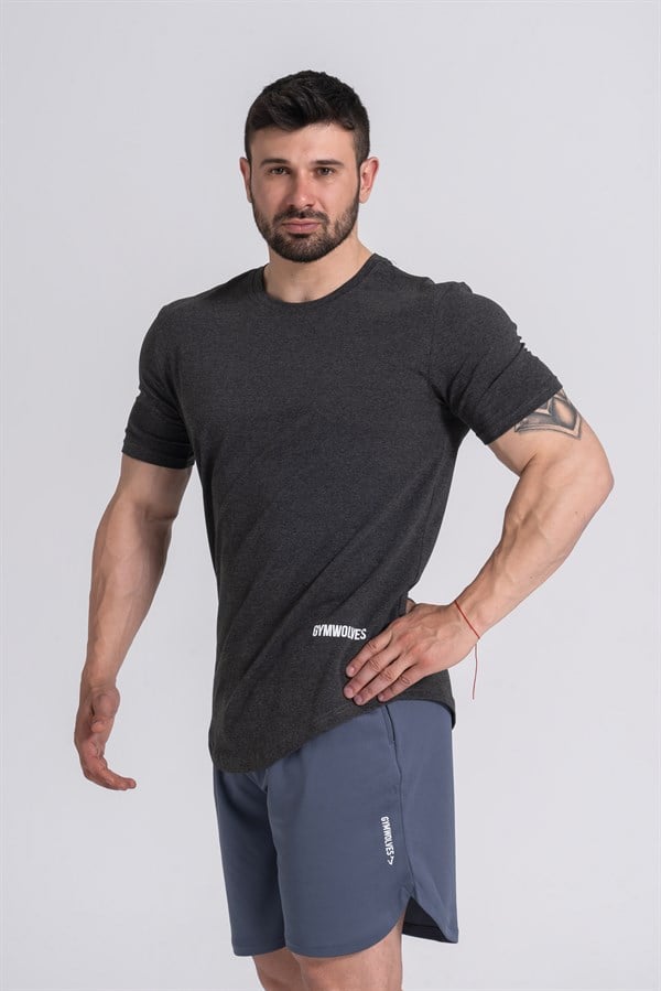 Gymwolves Erkek Spor T-Shirt | T-shirt | Workout Tanktop | Never Give Up |Gymwolves
