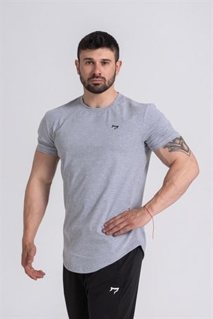 Gymwolves Man Sport T-Shirt | Grey | Workout Tanktop | 