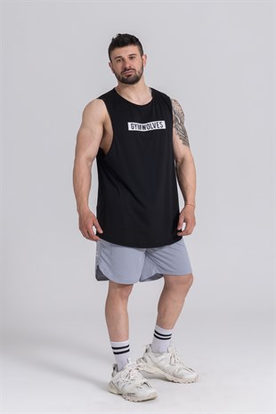 Gymwolves Erkek Kolsuz T-Shirt | Erkek Spor T-shirt | Workout Tanktop |Gymwolves