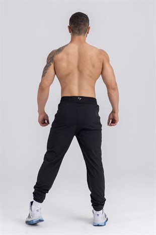 Gymwolves Man Sport Bottom | Black | Workout Pants | Energy Series |Gymwolves