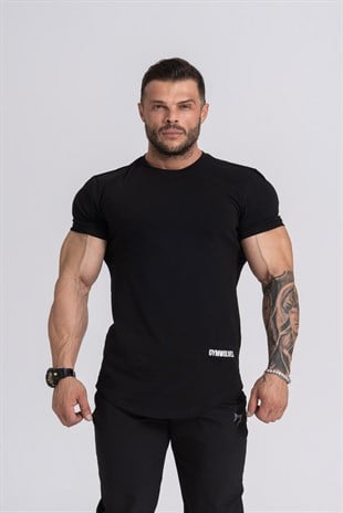 Gymwolves Man Sport T-Shirt | Black | Workout Tanktop | Never Give Up |
