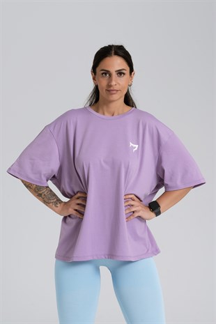 Gymwolves Oversize Kadın T-Shirt | Cotton Serisi |Gymwolves