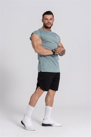 Gymwolves Spor Erkek T-Shirt | Kritik Kol Kesim | Workout T-Shirt |Gymwolves